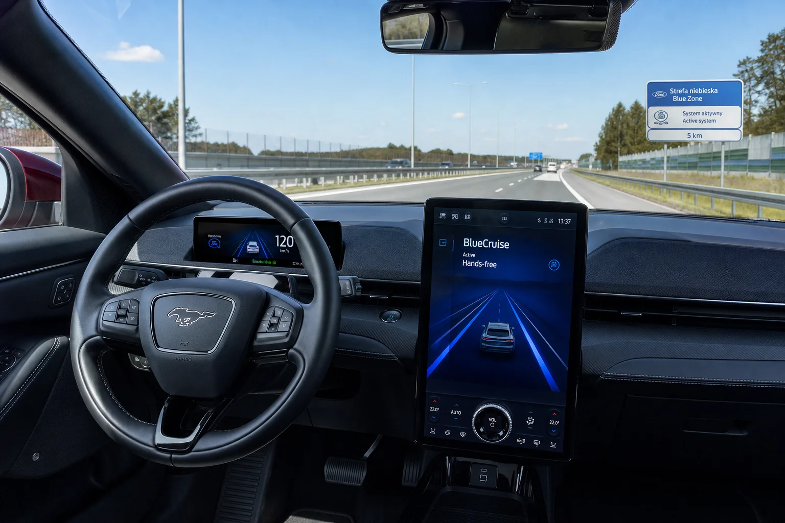 Ford BlueCruise w Polsce: jak działa półautonomiczna jazda (hands-off, eyes-on) i ile kosztuje?